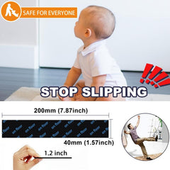 16pcs Plus Size Non Slip Carpet Stickers Rectangular