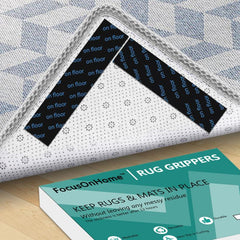 16pcs Plus Size Non Slip Carpet Stickers Rectangular