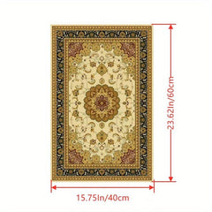 Vintage Welcome Mat - Non Slip & Washable - Indoor/Outdoor