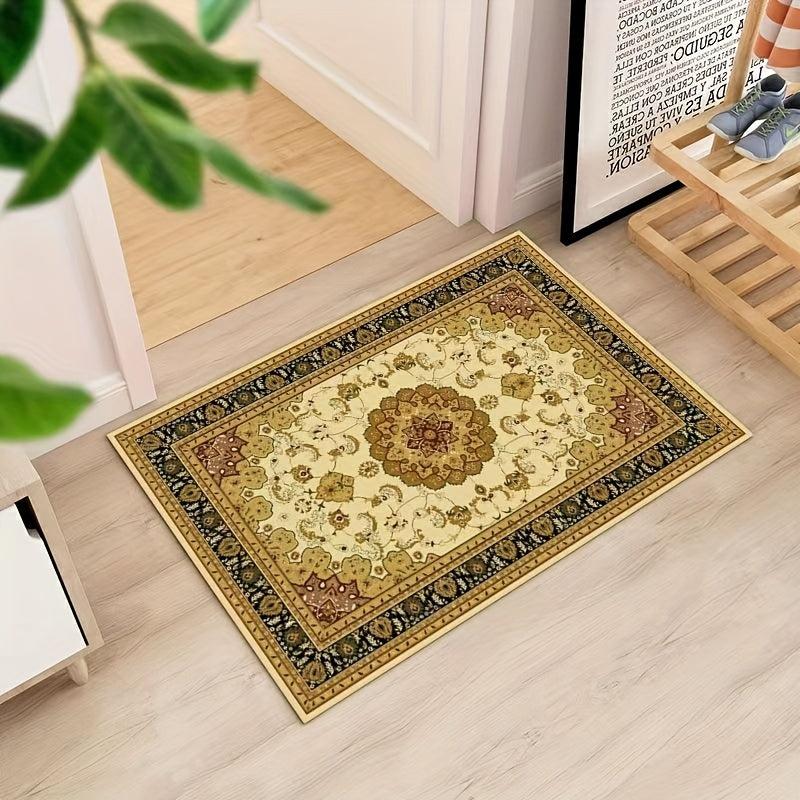 Vintage Welcome Mat - Non Slip & Washable - Indoor/Outdoor