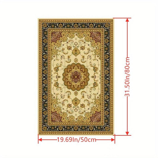 Vintage Welcome Mat - Non Slip & Washable - Indoor/Outdoor