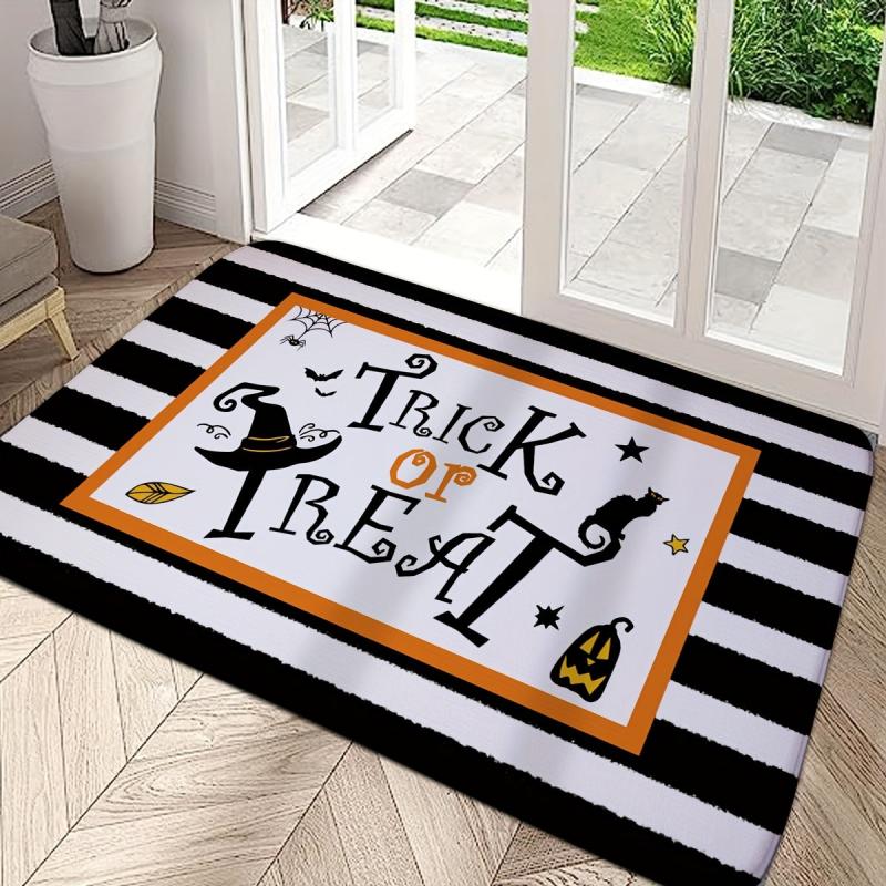 1pc Halloween Welcome Doormat Anti-slip Indoor/Outdoor Mat