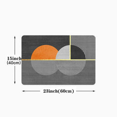 Non Slip Diatom Mud Floor Mat Quick Drying for Kitchen and Bathroom