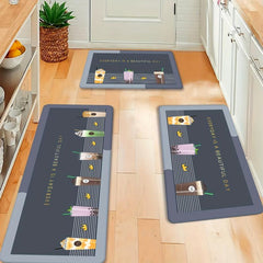 Non Slip Diatom Mud Floor Mat Quick Drying for Kitchen and Bathroom