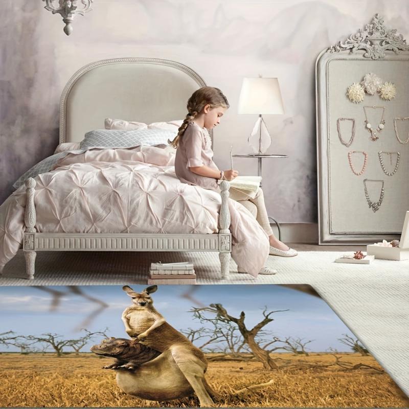 Funny Kangaroo Indoor Mat Printed Door Mat Doormat Bathroom Non slip Floor Mat