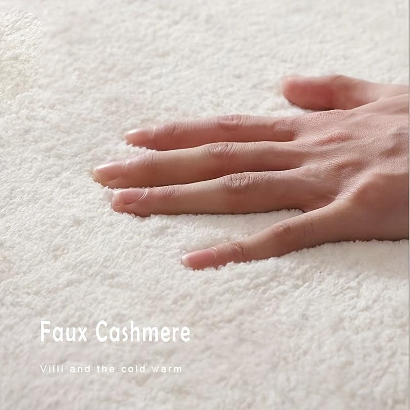 Ghost Face Plush Rug for Living Room Bedroom Bathroom Non-slip Mat