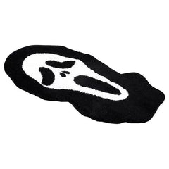 Ghost Face Plush Rug for Living Room Bedroom Bathroom Non-slip Mat