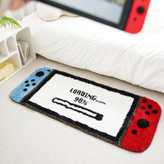 Cartoon Shape Children Rug for Living Room Entrance Hand Washable Home Mat