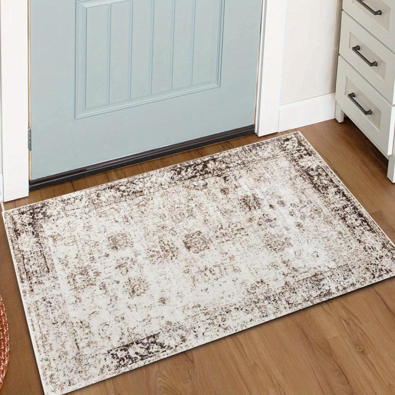 Vintage Medallion Runner Rug Machine Washable Boho Oriental Runner Rugs