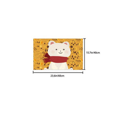 Lovely Cartoon Graphic Area Rug Non-slip Bedroom Floor Mat