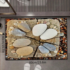 Soft Rustic Kitchen Rug Anti Fatigue Non Slip Absorbent Washable Bath Mat