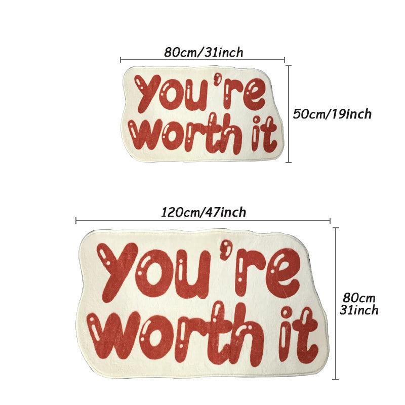 Cartoon Alphabet Kids Plush Rug Thick Shaggy Floor Carpet Home Decoration