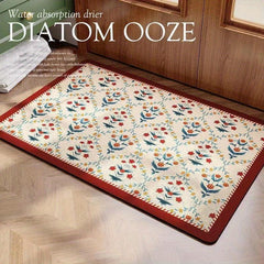 Vintage Cushioned Anti Fatigue Kitchen Rug Non Slip Waterproof Kitchen Runner