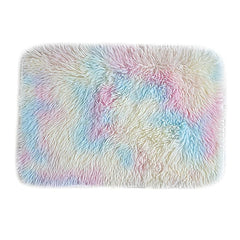 Fluffy Colorful Rugs Soft Rainbow Area Rugs For Girls Room