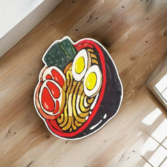 Japanese Ramen Special Shaped Carpet Floor Mat Soft Fluffy 1100g Heavy