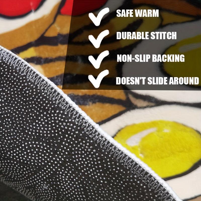 Japanese Ramen Special Shaped Carpet Floor Mat Soft Fluffy 1100g Heavy