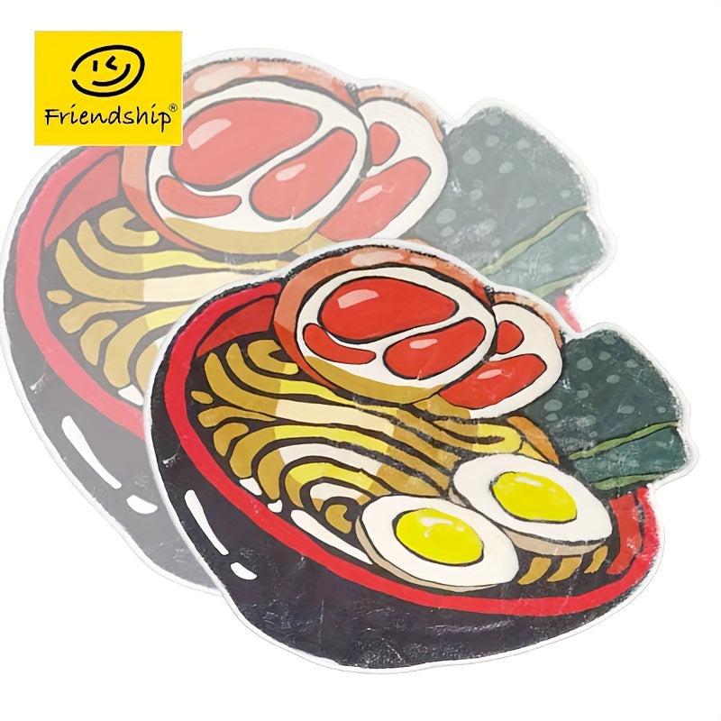 Japanese Ramen Special Shaped Carpet Floor Mat Soft Fluffy 1100g Heavy