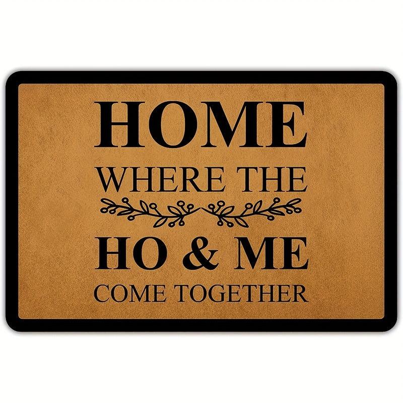 Non Slip Welcome Door Mat Machine Washable Indoor Outdoor Entrance Mat