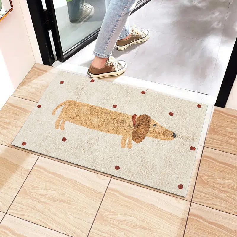 Soft Cashmere Dog Rug for Living Room Bedroom Kids Room