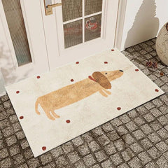 Soft Cashmere Dog Rug for Living Room Bedroom Kids Room
