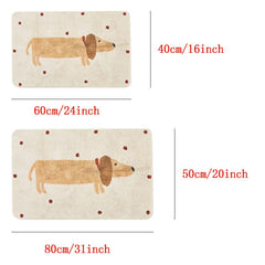 Soft Cashmere Dog Rug for Living Room Bedroom Kids Room
