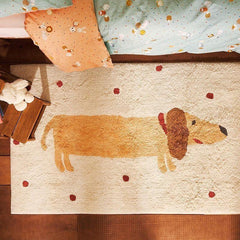 Soft Cashmere Dog Rug for Living Room Bedroom Kids Room