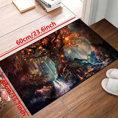 Fantasy Forest Non-slip Resistant Rug Waterproof Carpet