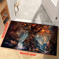 Fantasy Forest Non-slip Resistant Rug Waterproof Carpet