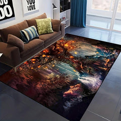 Fantasy Forest Non-slip Resistant Rug Waterproof Carpet