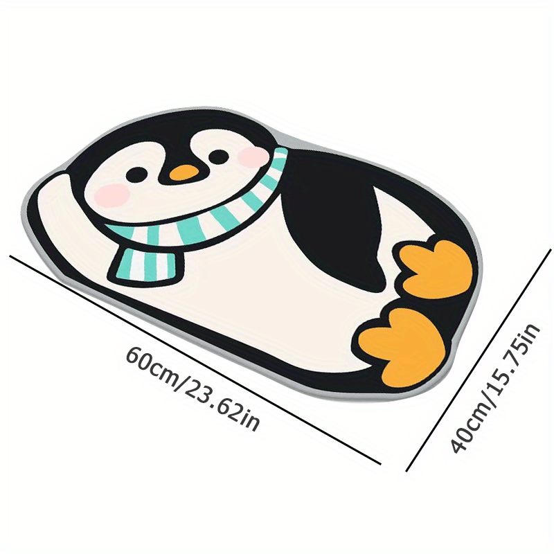 Animal Shaped Floor Mat Soft Non Slip Bath Rug Quick Drying Bath Mat Absorbent