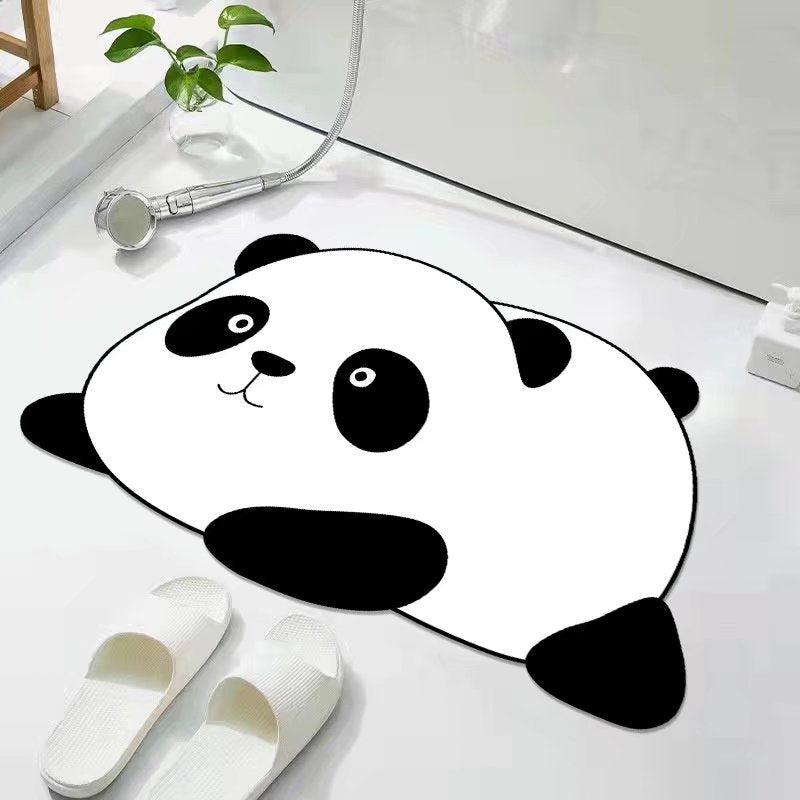 Animal Shaped Floor Mat Soft Non Slip Bath Rug Quick Drying Bath Mat Absorbent