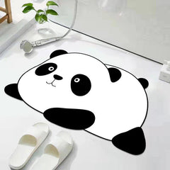 Animal Shaped Floor Mat Soft Non Slip Bath Rug Quick Drying Bath Mat Absorbent