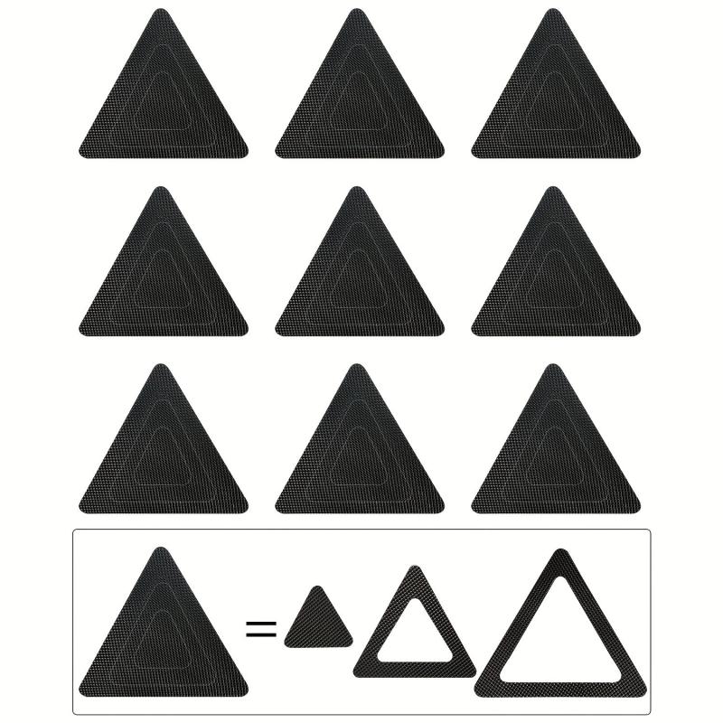 10pcs Non-slip Triangle Shower Tread Sticker