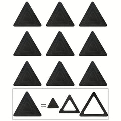 10pcs Non-slip Triangle Shower Tread Sticker