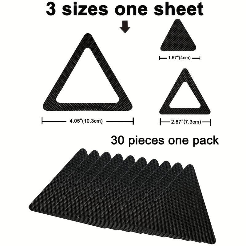 10pcs Non-slip Triangle Shower Tread Sticker
