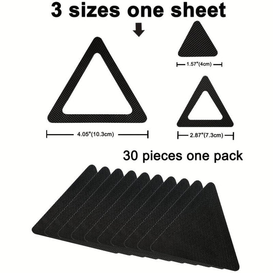 10pcs Non-slip Triangle Shower Tread Sticker