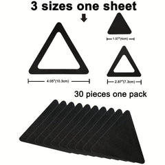 10pcs Non-slip Triangle Shower Tread Sticker