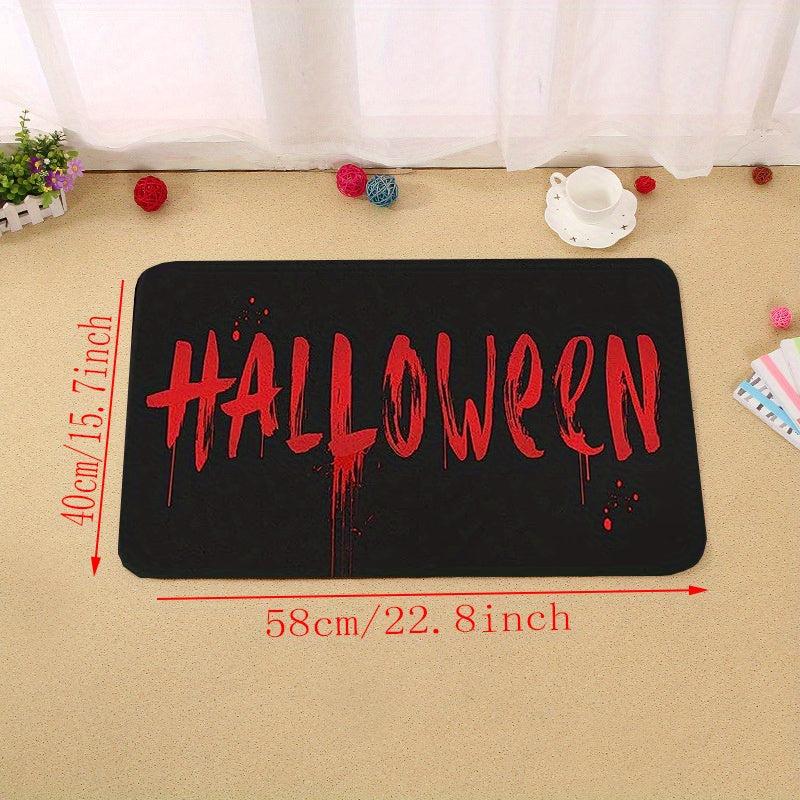 2pcs Non-Skid Halloween Bloody Kitchen Runner Rug