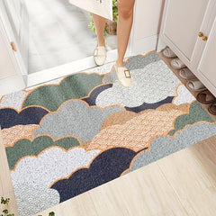 Small Square Rug Doorway Floor Mat Water Absorbent