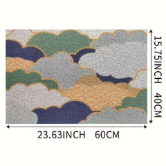 Small Square Rug Doorway Floor Mat Water Absorbent