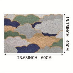 Small Square Rug Doorway Floor Mat Water Absorbent