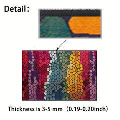 Colorful Pattern Non-slip Washable Carpet Soft Floor Mat