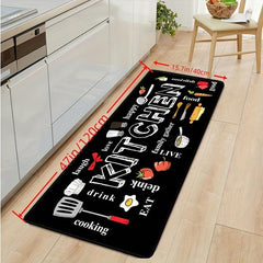 Modern Kitchen Floor Mat Living Room Bedroom Decor Carpet Home Hallway