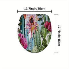 Soft & Absorbent Non Slip U Shaped Rug Set for Bathroom