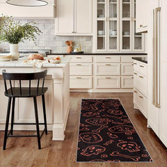 Gothic Halloween Runner Rugs Of The Dead Long Oriental Hallway