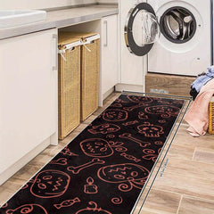 Gothic Halloween Runner Rugs Of The Dead Long Oriental Hallway