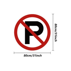 Round Traffic Instructions Area Rug Modern Decor