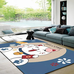 1pc Fortune Cat Entry Door Mats for Living Room Bedroom Game Room