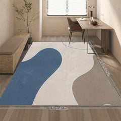Modern Abstract 2X6ft Area Rug Low Pile for Living Room Bedroom Hallway Entryway