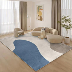 Modern Abstract 2X6ft Area Rug Low Pile for Living Room Bedroom Hallway Entryway